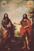 John the Baptist to identify the Messiah Bartolome Esteban Murillo